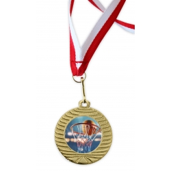Medal złoty KOSZYKÓWKA 40 mm